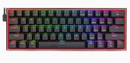 Red Dragon Mechanical Keyboard Hot Swap Axis Rgb Three Mode